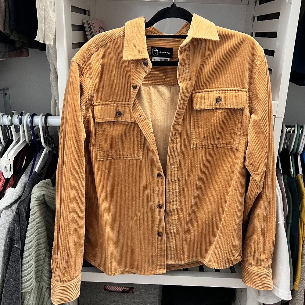 Corduroy shirt jacket Original Use